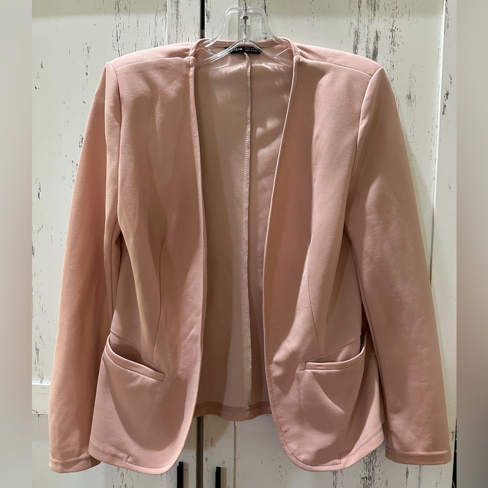 SHEIN pastel pink blazer
